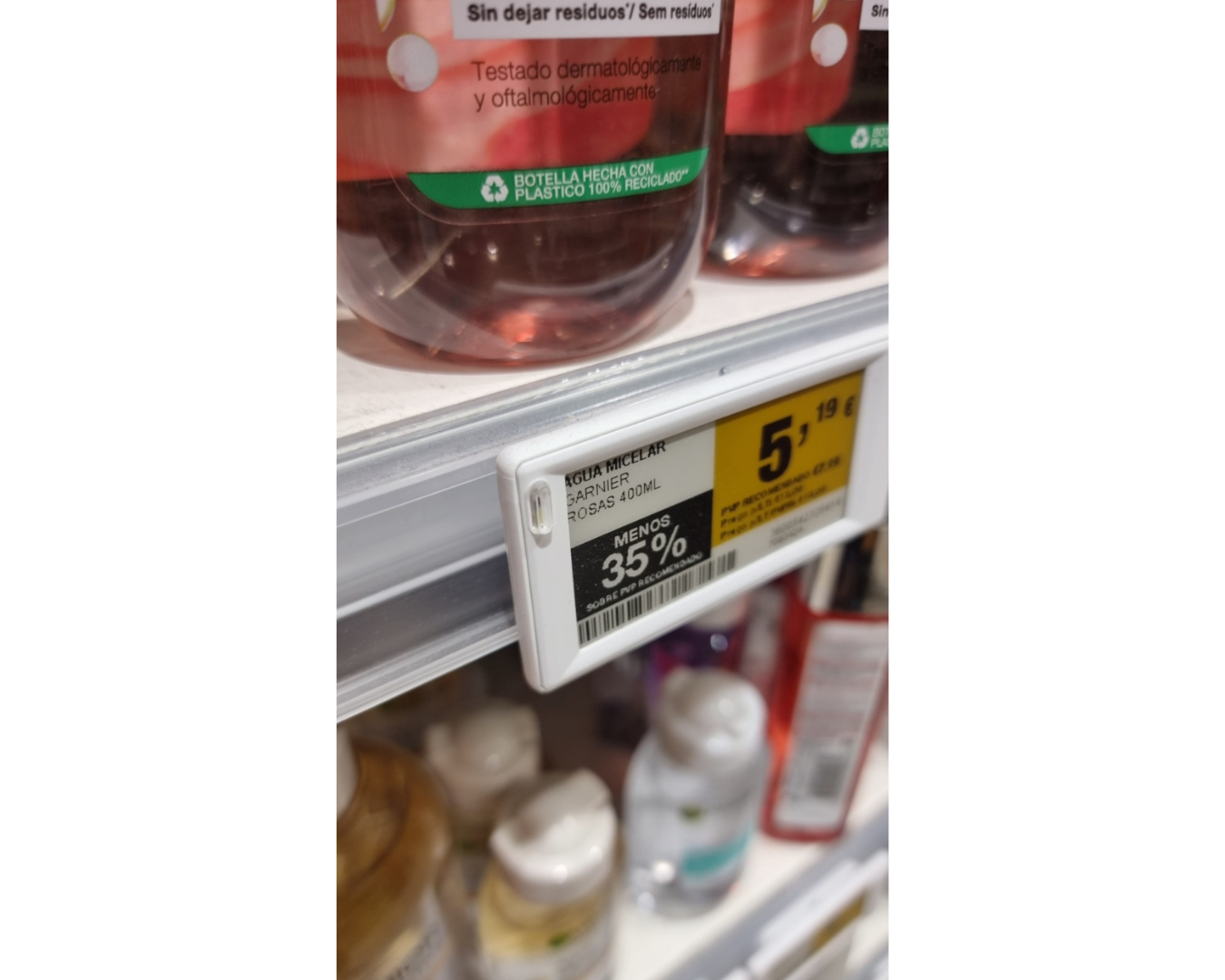 Etiquetas Eletrónicas em vários Supermercados Modelo_Continente nas várias Ilhas dos Açores